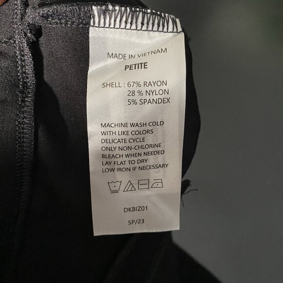 Quince Ultra Stretch Ponte Bootcut Pants Women's XL Petite Office Career Black - Picture 9 of 13